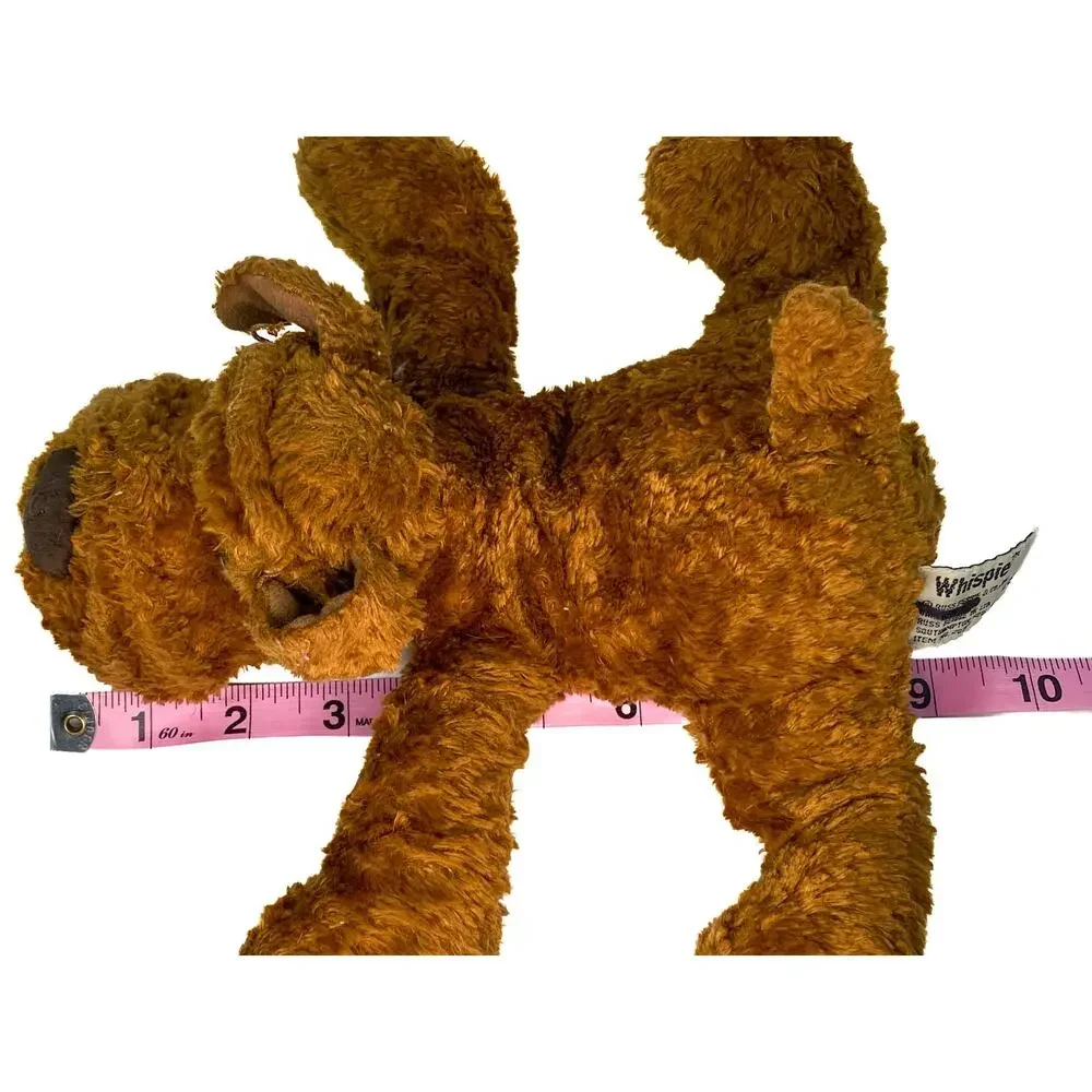 VTG Russ Berrie Whispie Flopples Brown Dog Stuffed Animal Plush Wrinkles SharPei